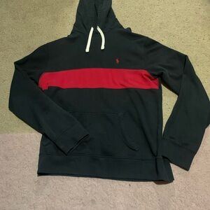 Polo Ralph Lauren Black and Red Hoodie